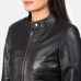 Rave Black Leather Jacket